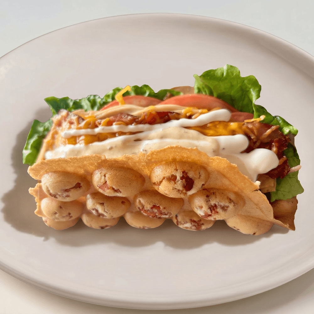 Turkey Bacon Ranch Melt Waffle
