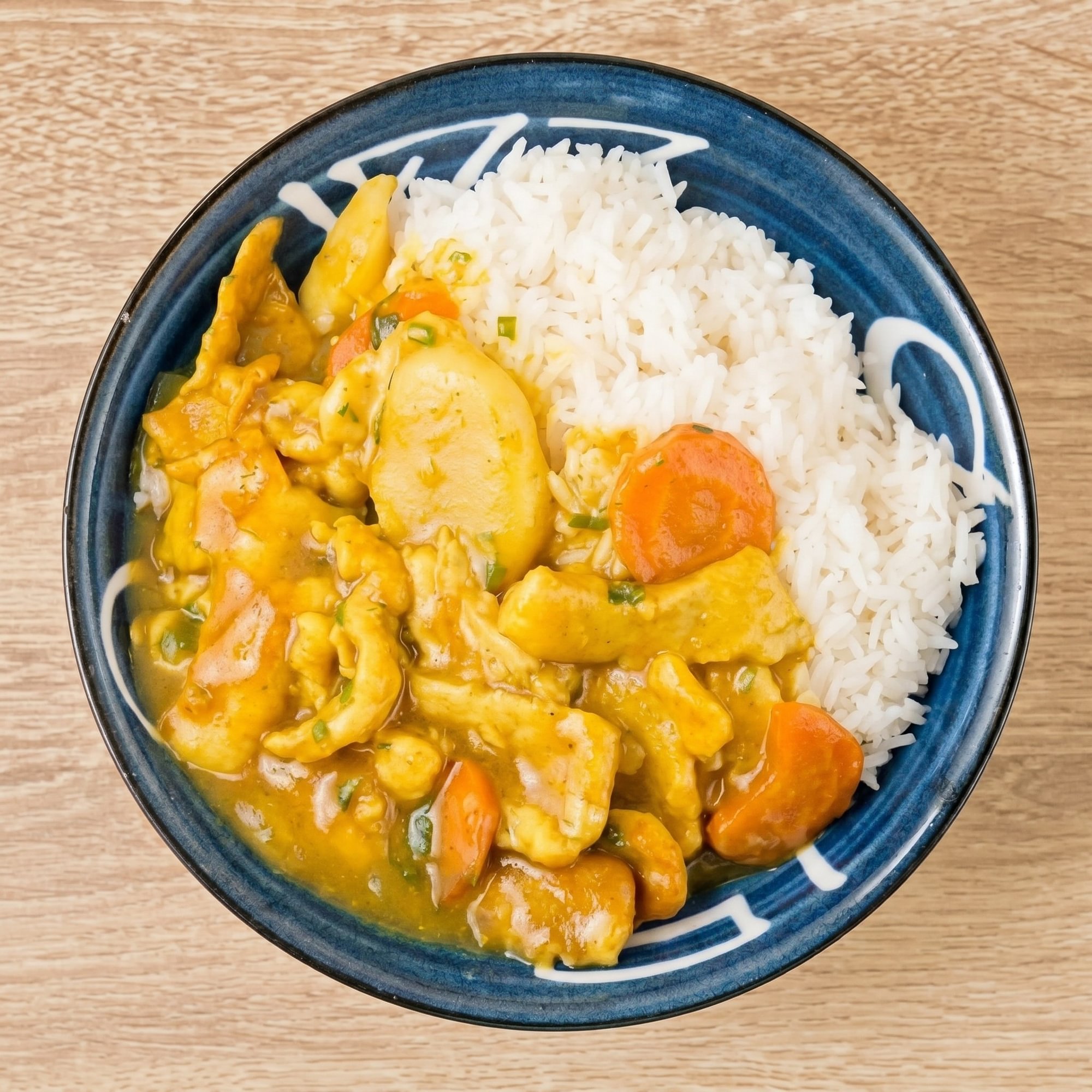 Curry Chicken Over Rice