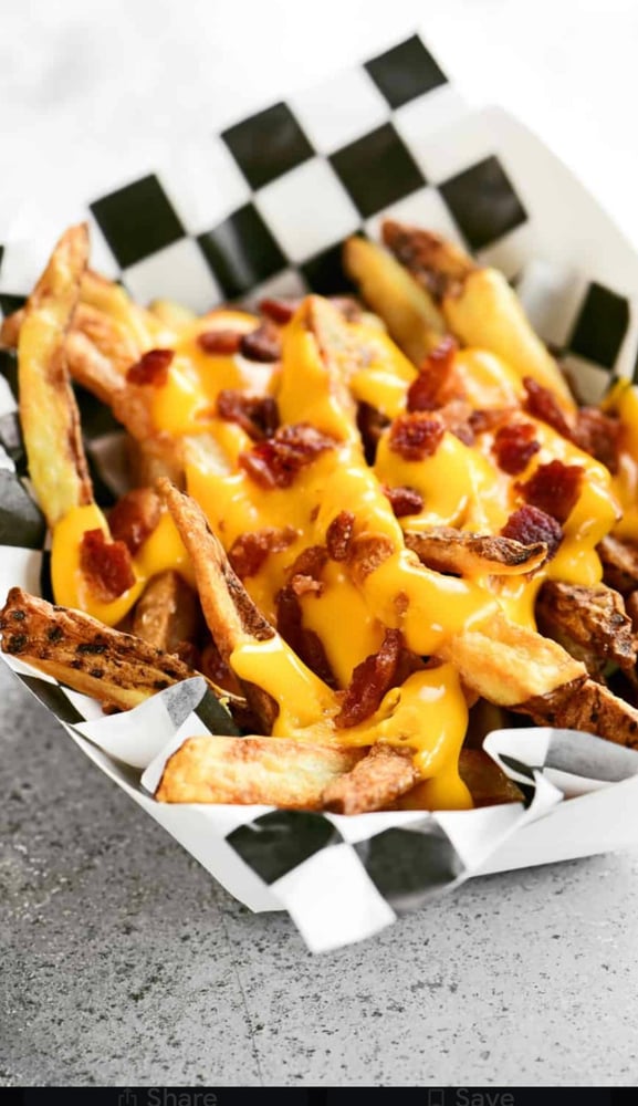 CHEESE FRIES W/ BACON