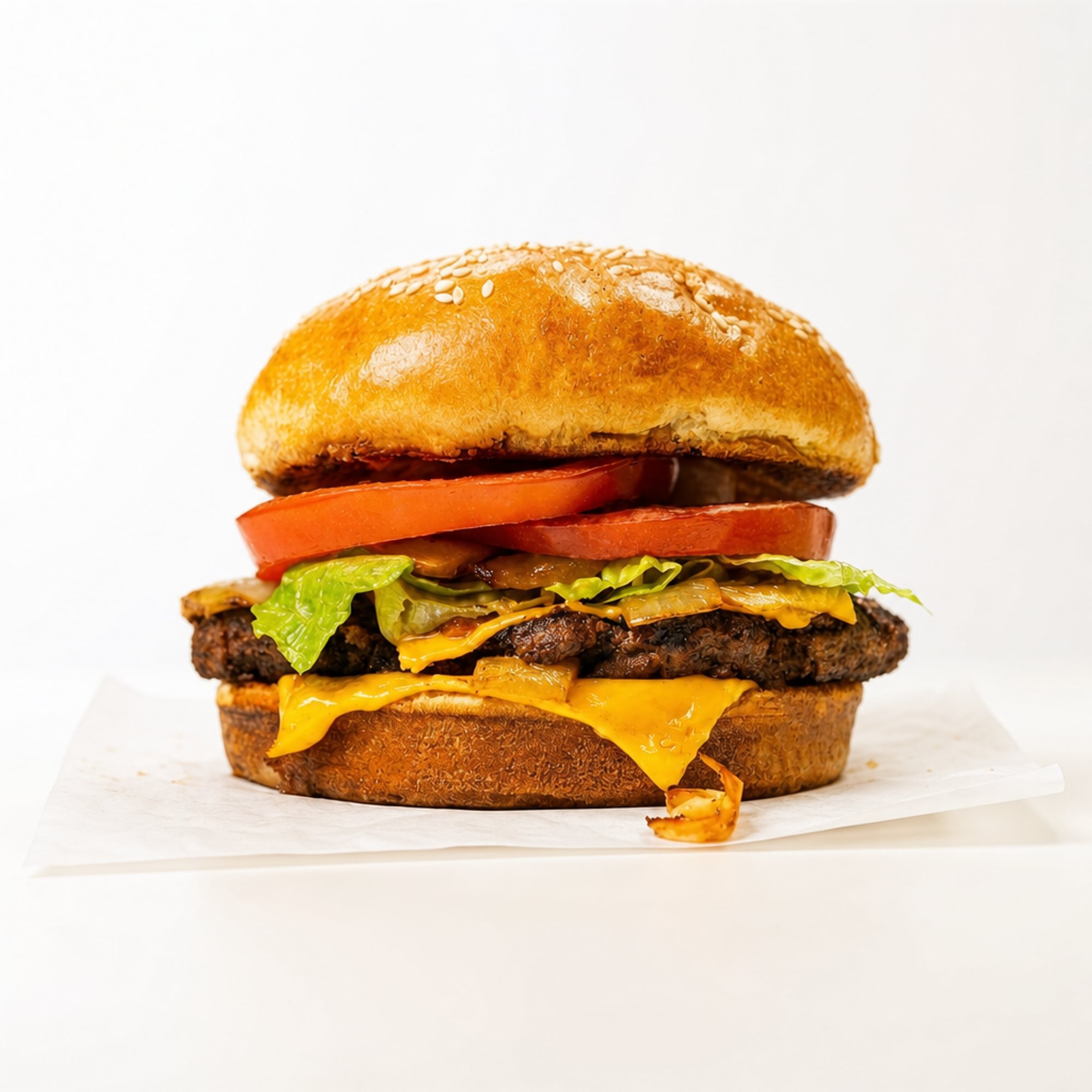Chapli Kabab Burger Meal