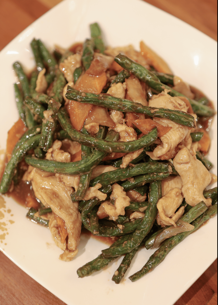 Stir Fry Green Beans with protein