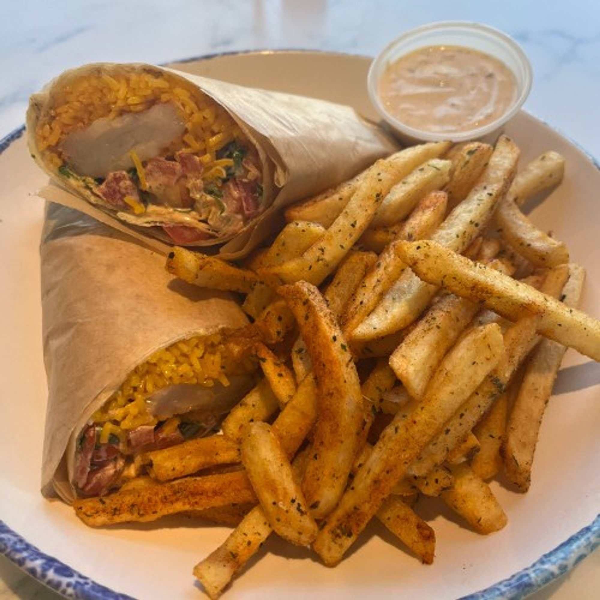 Black Tiger Shrimp Kabob Wrap