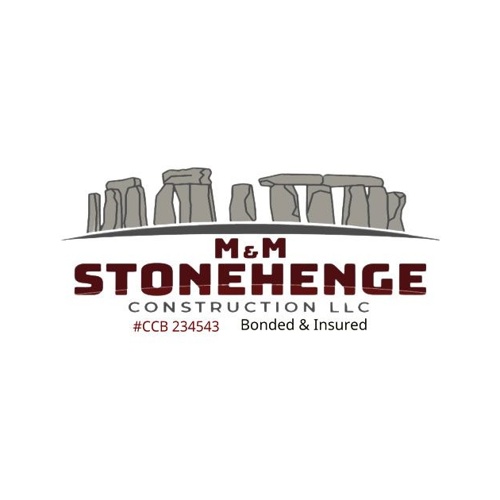 M&amp;M Stonehenge Construction Logo