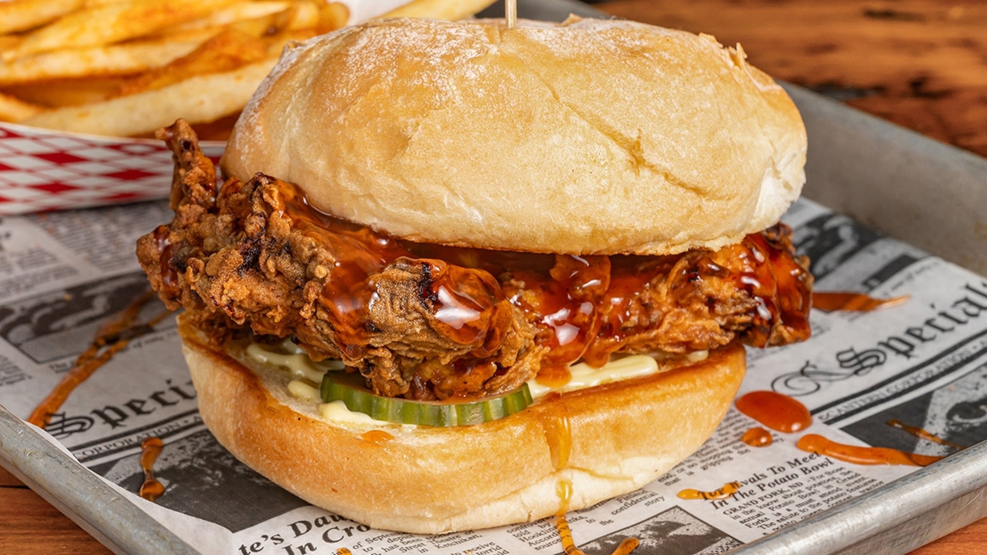 Hittin' Crispy Chicken Sandwich