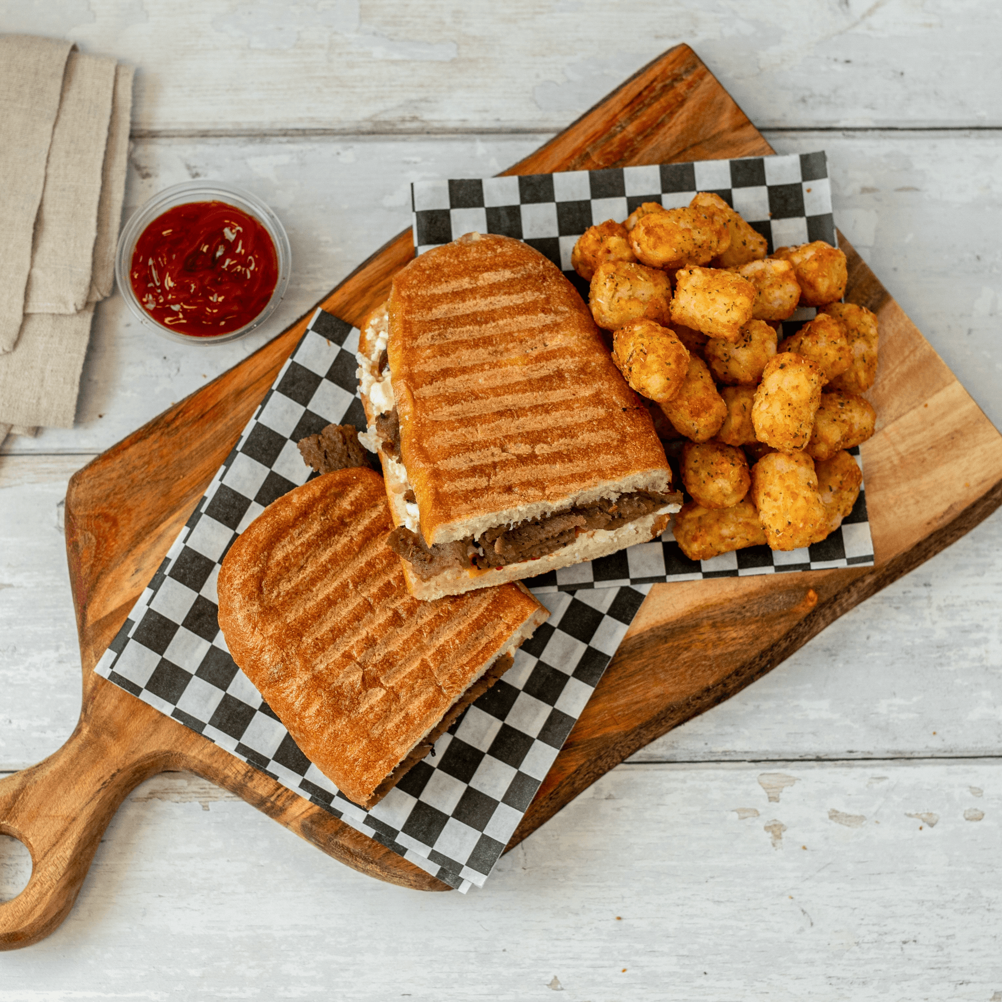  Panini combo with Tater Tots 