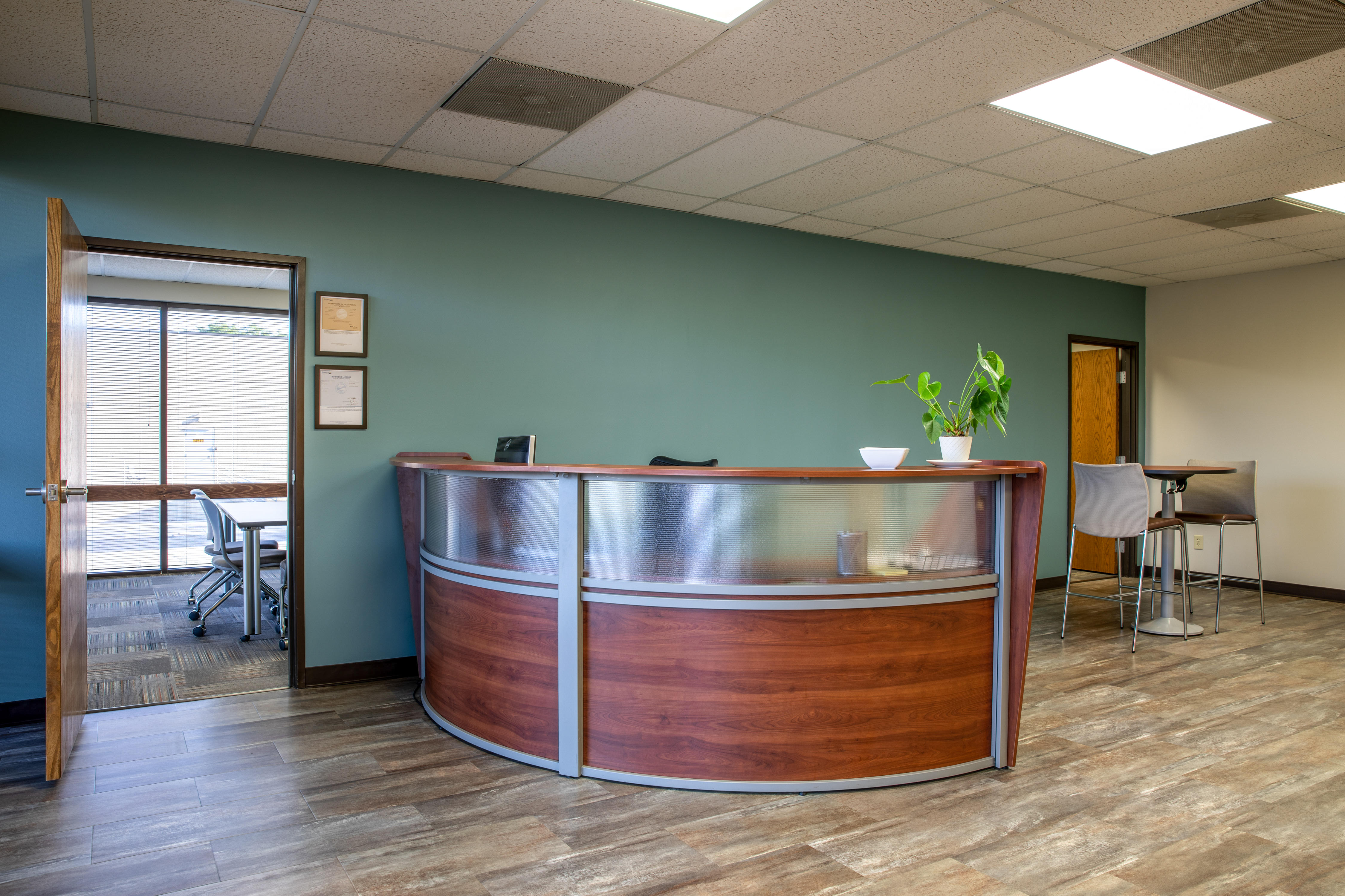 CEC Lenexa Office Reception Area