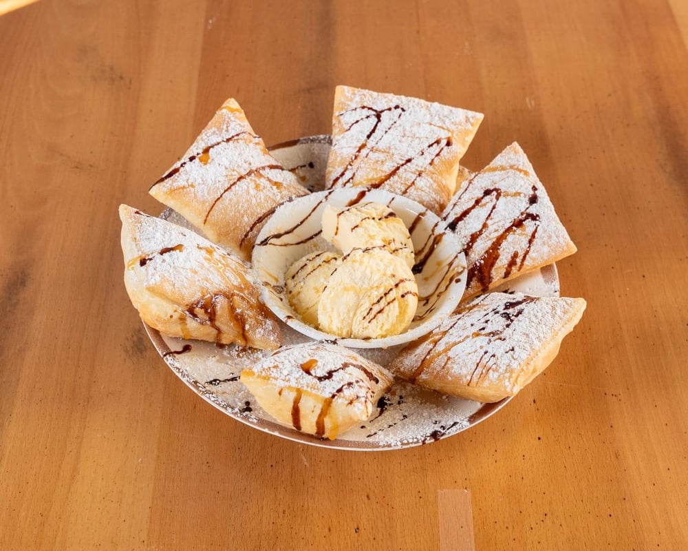 Beignets with Ice Cream