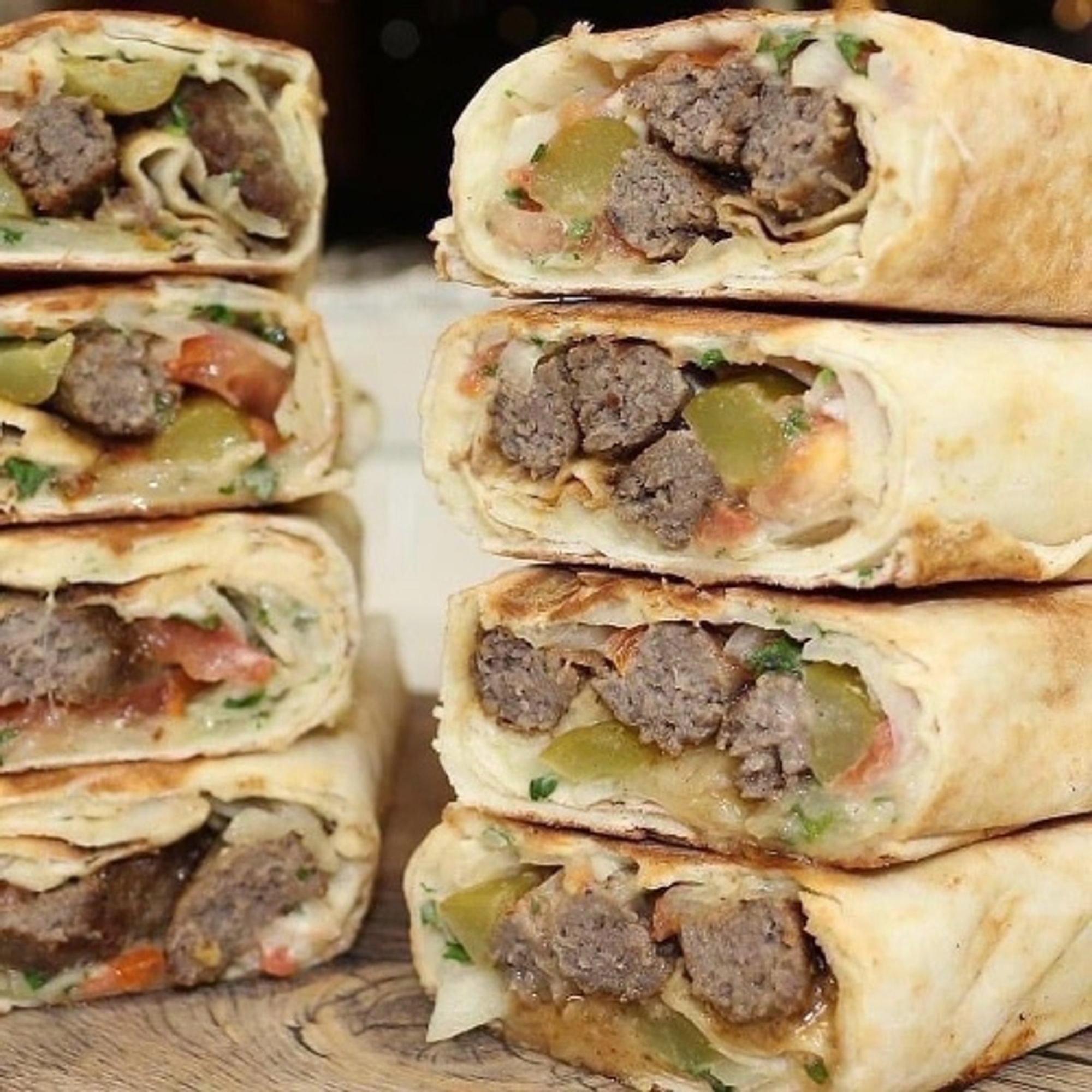 Beef Kofta Kabab Wrap