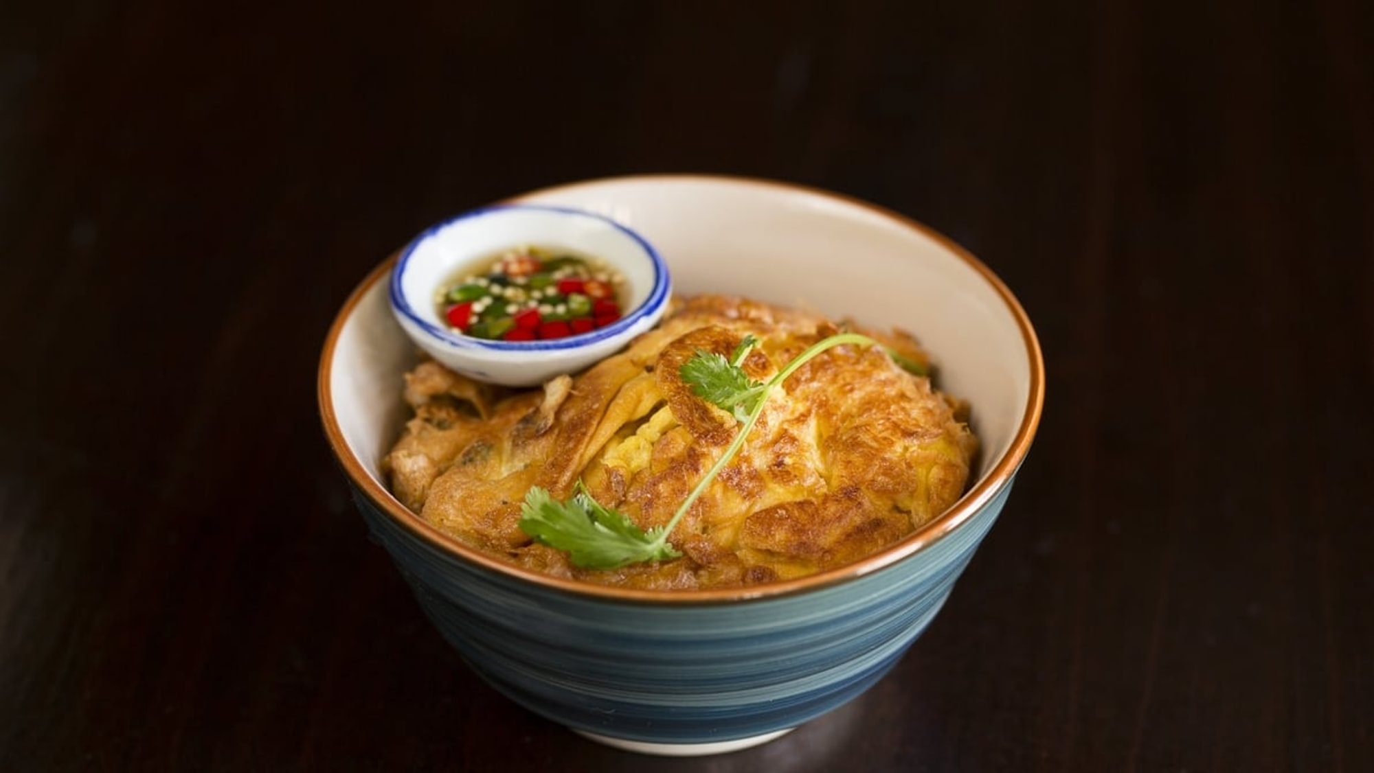Kaijeow Goong Sab - Thai Shrimp Omelet