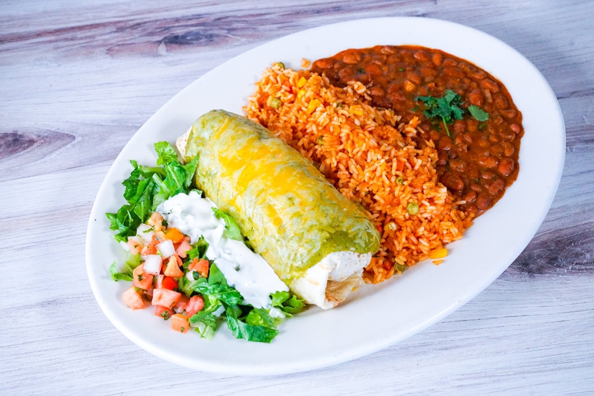 Burrito Platter