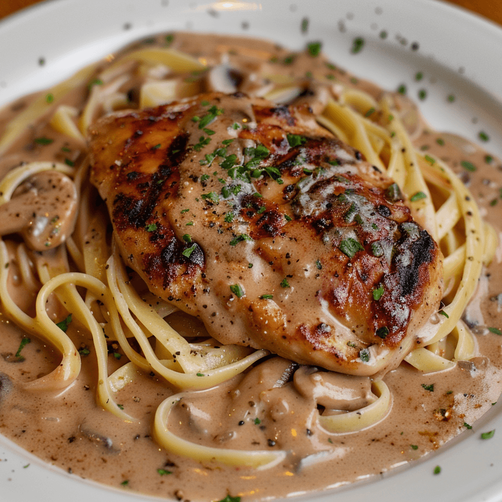 Chicken marsala with mushrooms