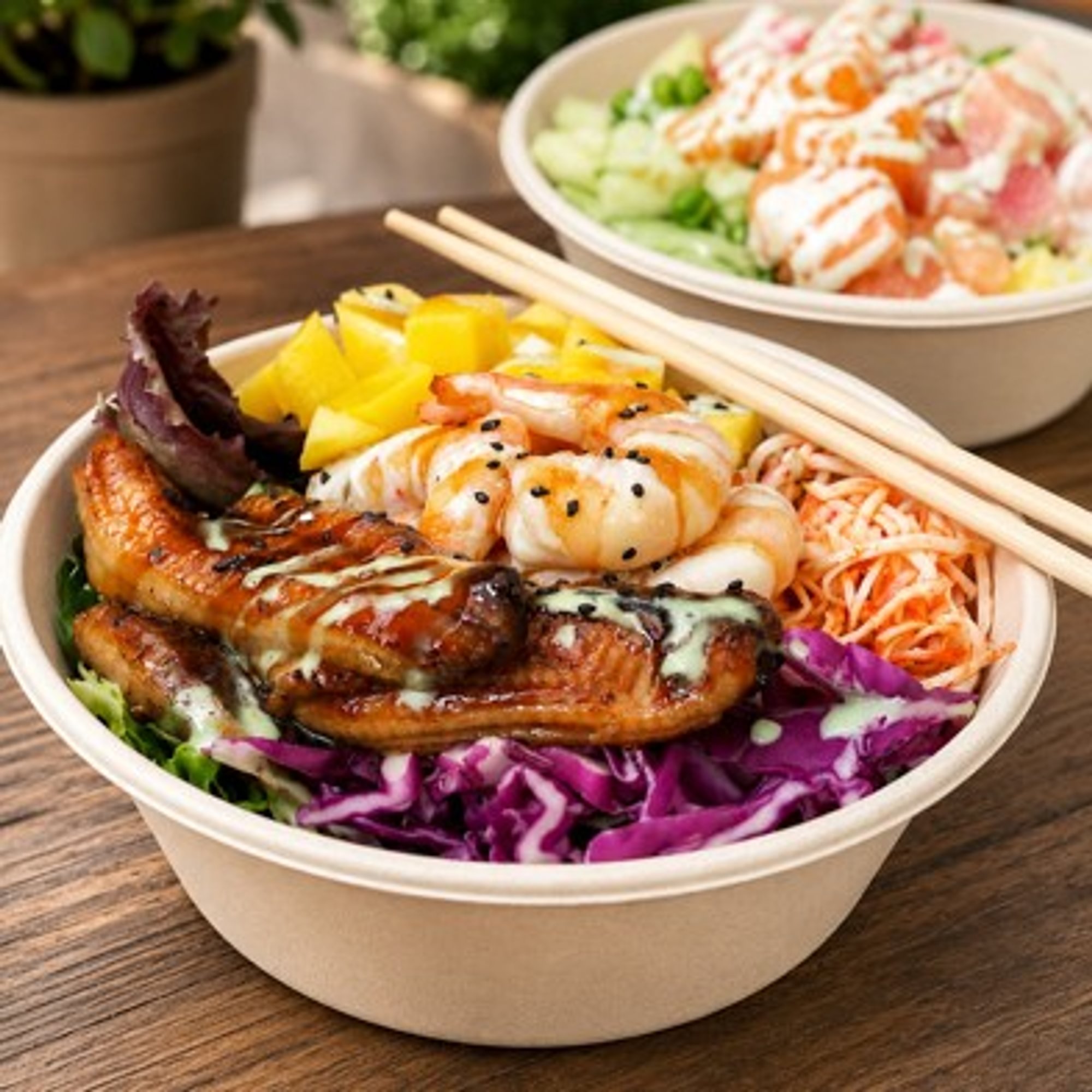 Create Your Own Poké Bowl for 2 Choices