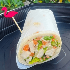 Chicken Caesar Salad Wrap HALF