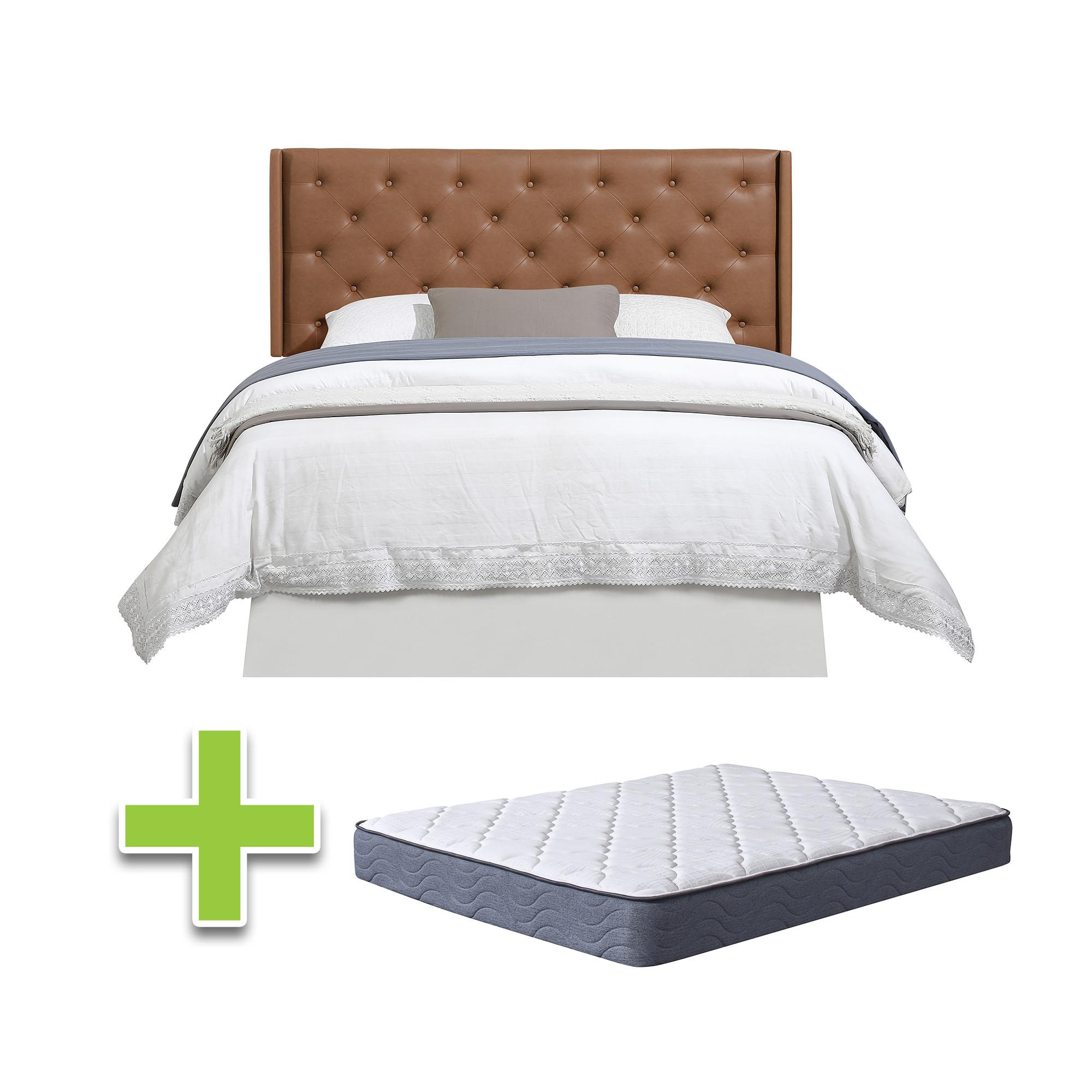 Queen Maria Bed w/9.5" Extra Firm Mattress & 9" Foundation
