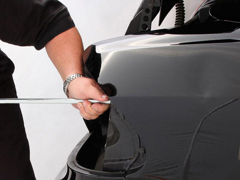 Straight Line Paintless Dent Repair Photo