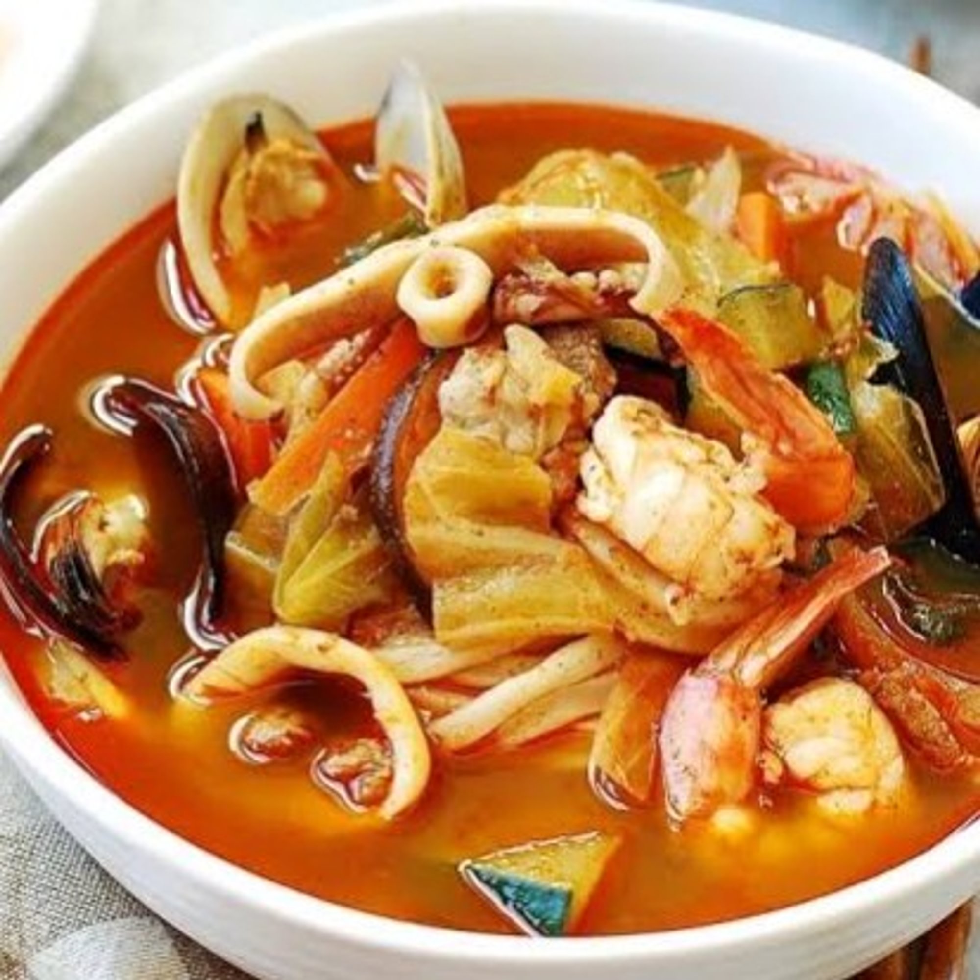 Jjamppong soup