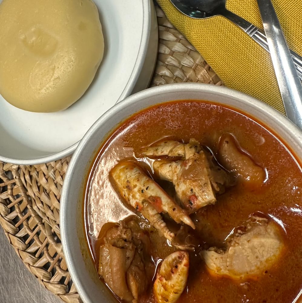 Fufu and Pepper Soup