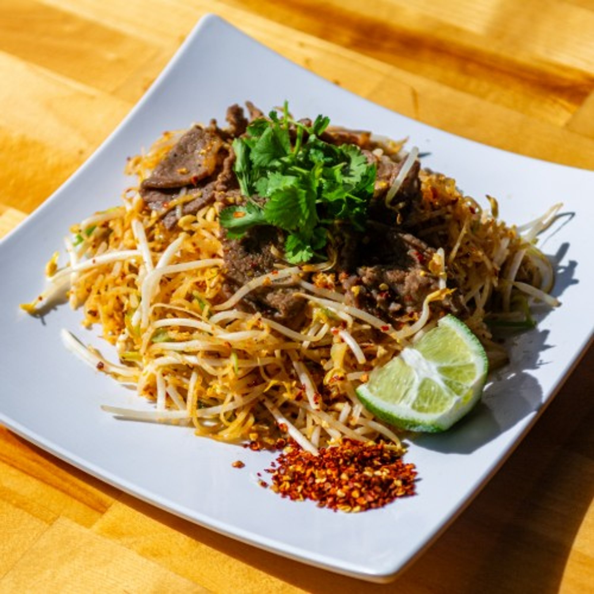 Pad Thai Beef Noodle | Hủ Tiểu Xào Bò Thái