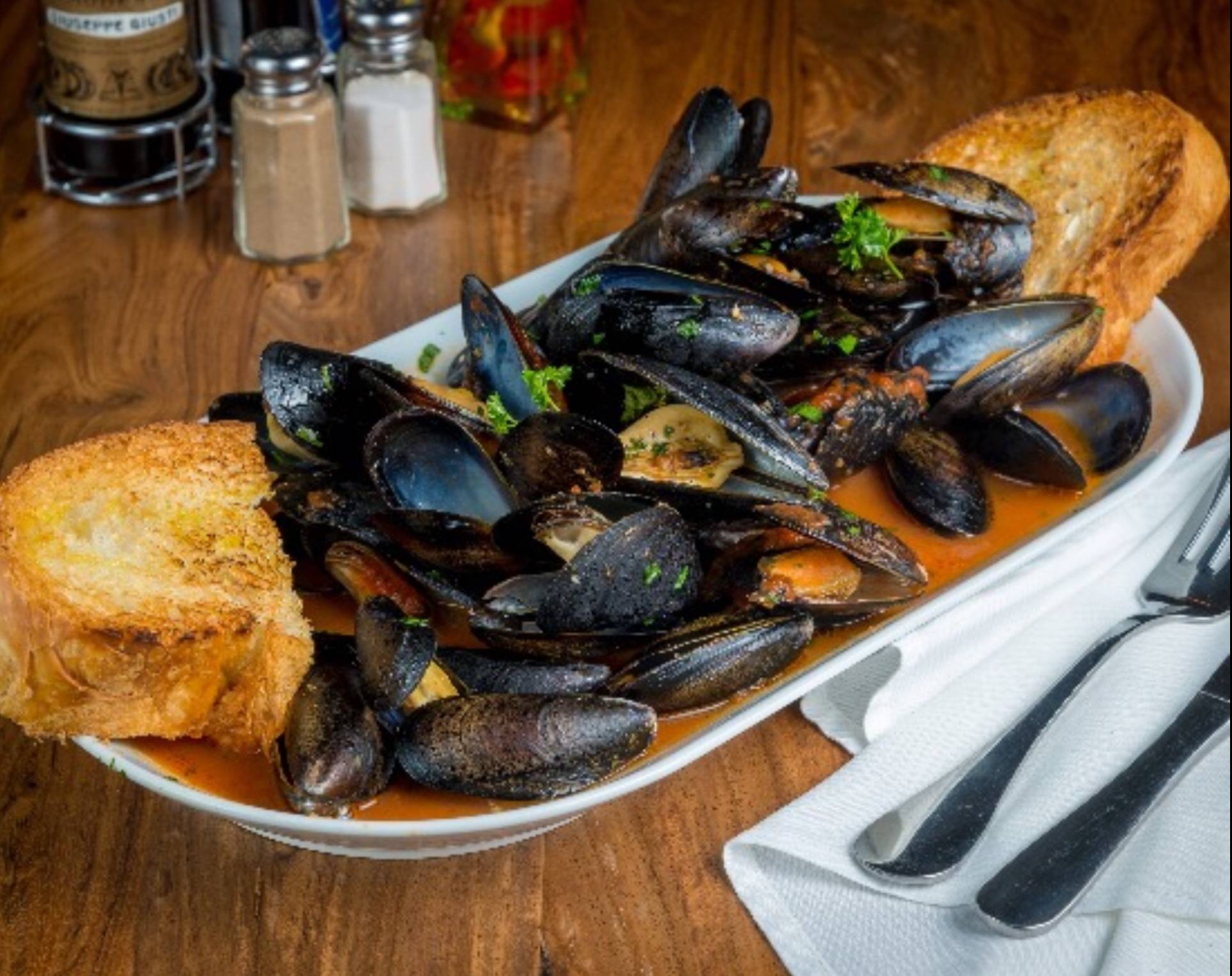Sautéed Mussels
