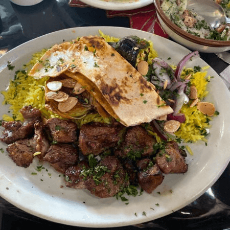 Lamb Kabob Platter
