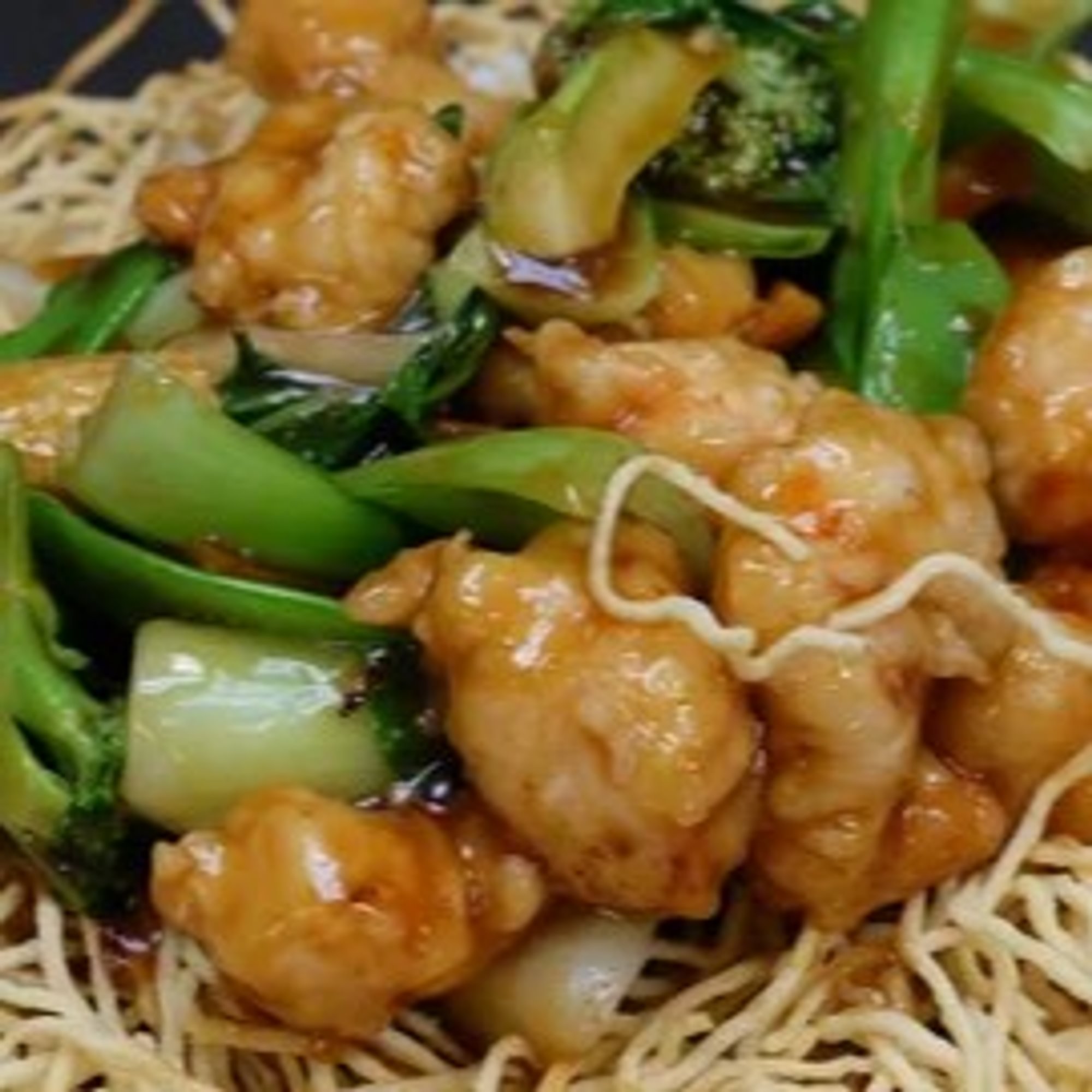 Shrimp Pan Fried Noodles