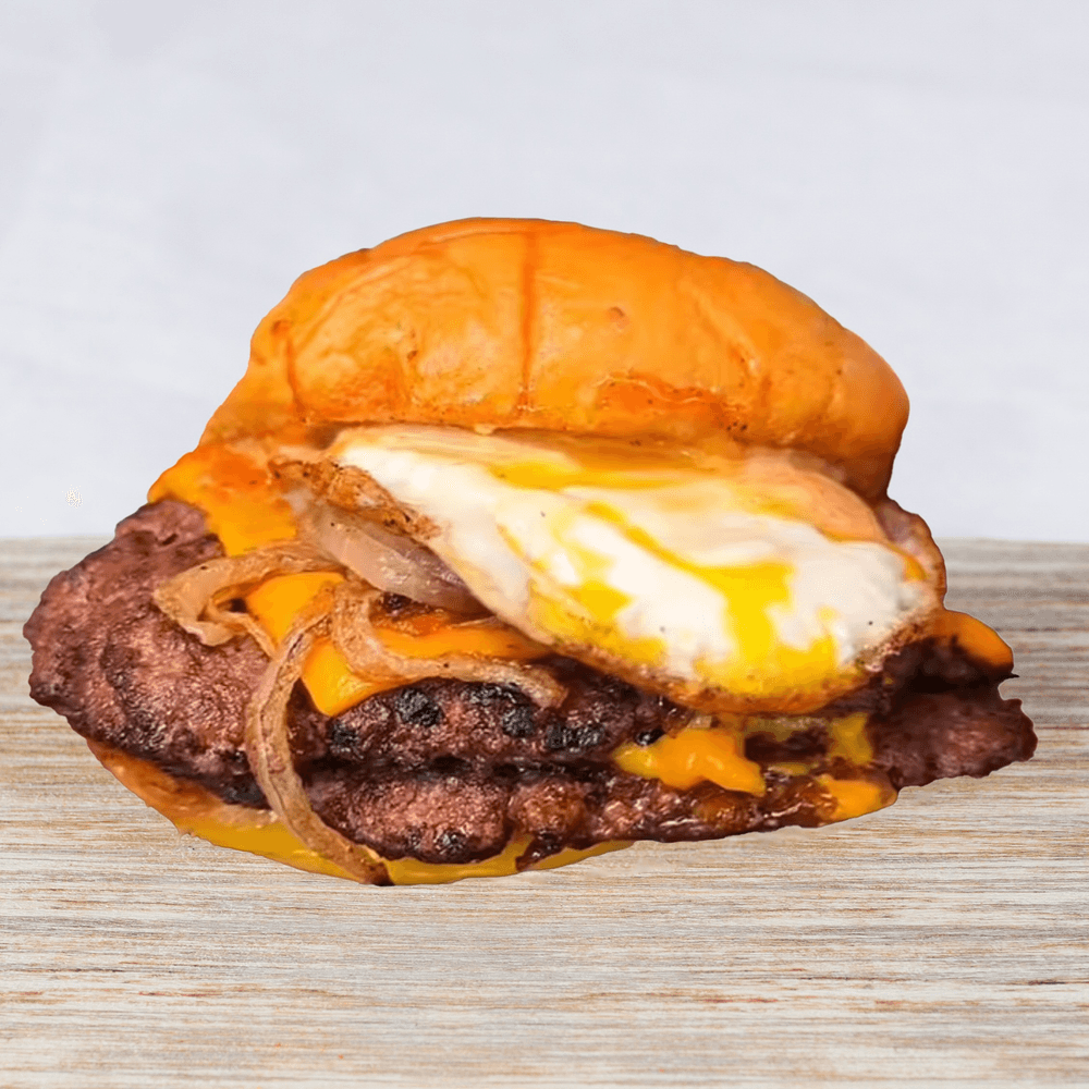 Breakfast Smash Burger - BREAKFAST OUTLAW