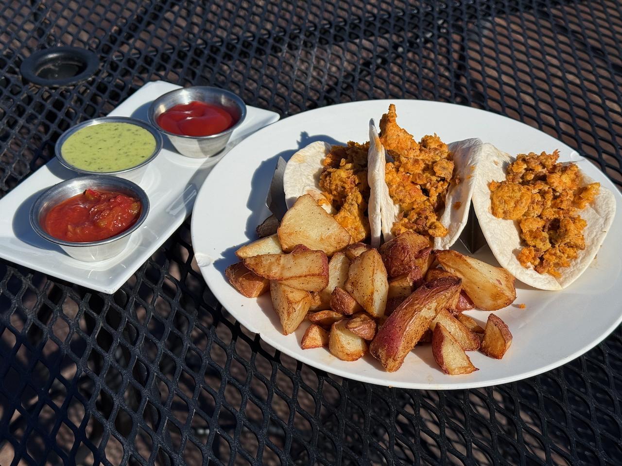 Chorizo Breakfast Tacos