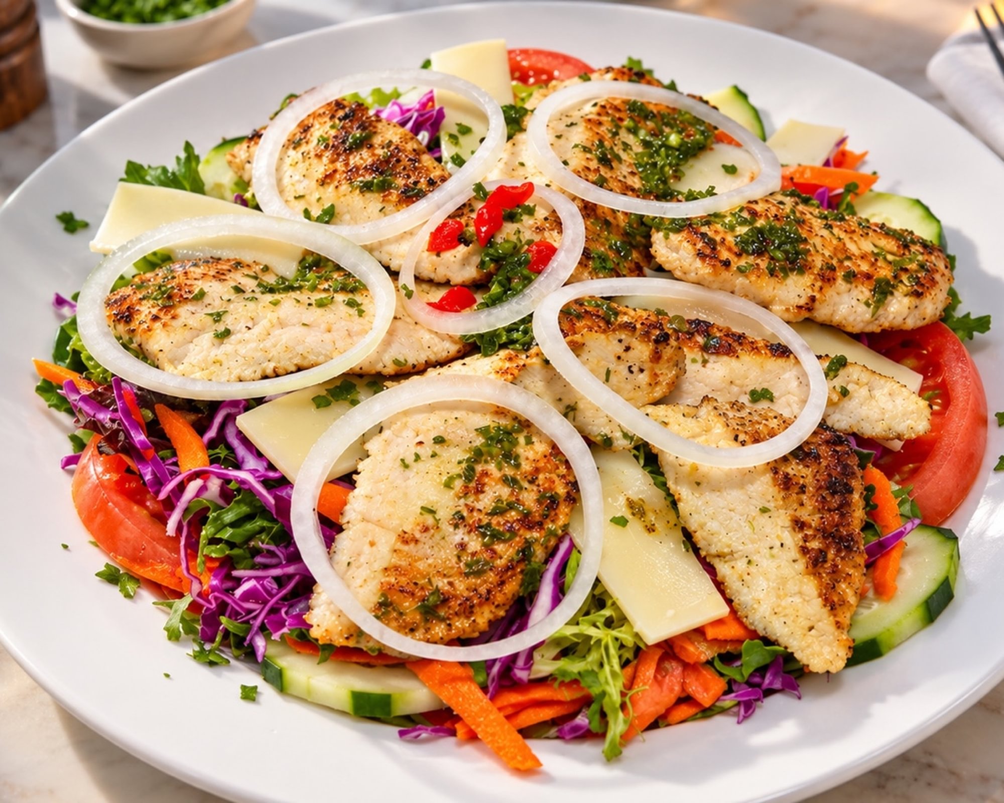Chicken Churrasco Salad