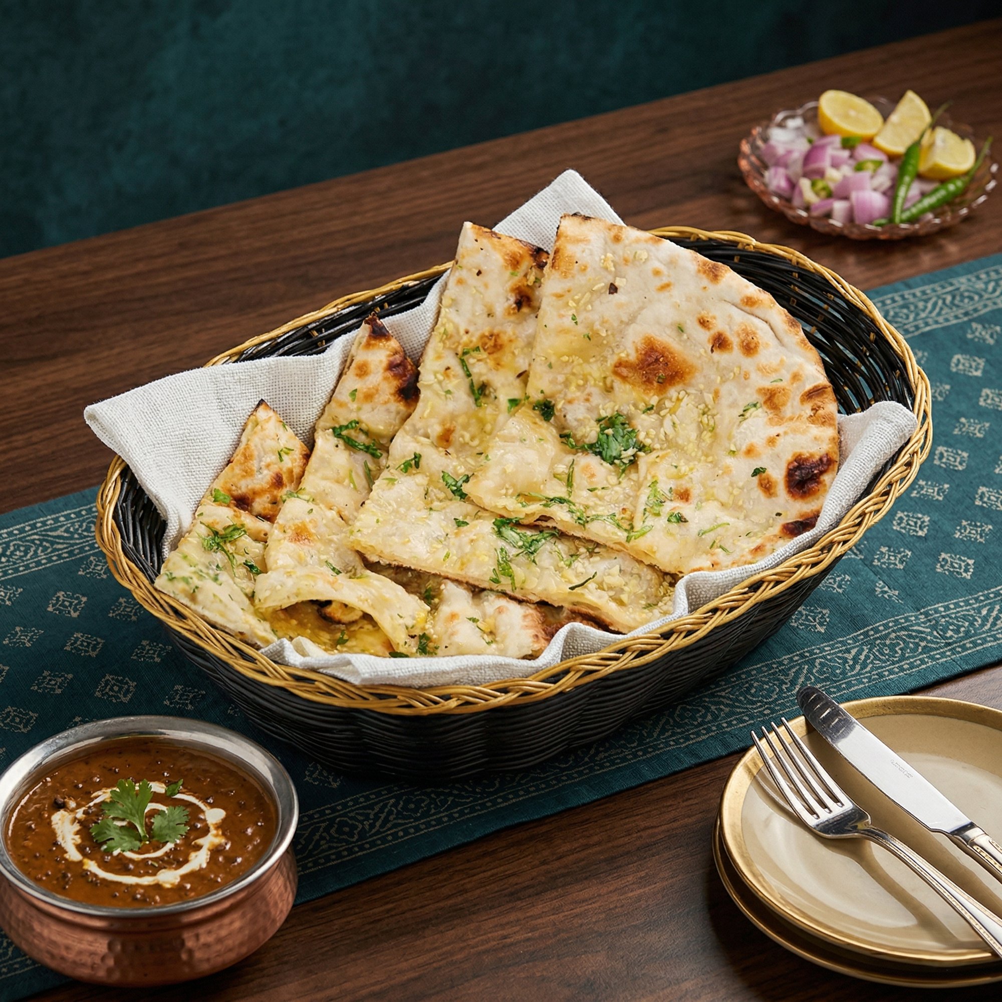 Say Cheese Naan — Cheese Garlic Naan