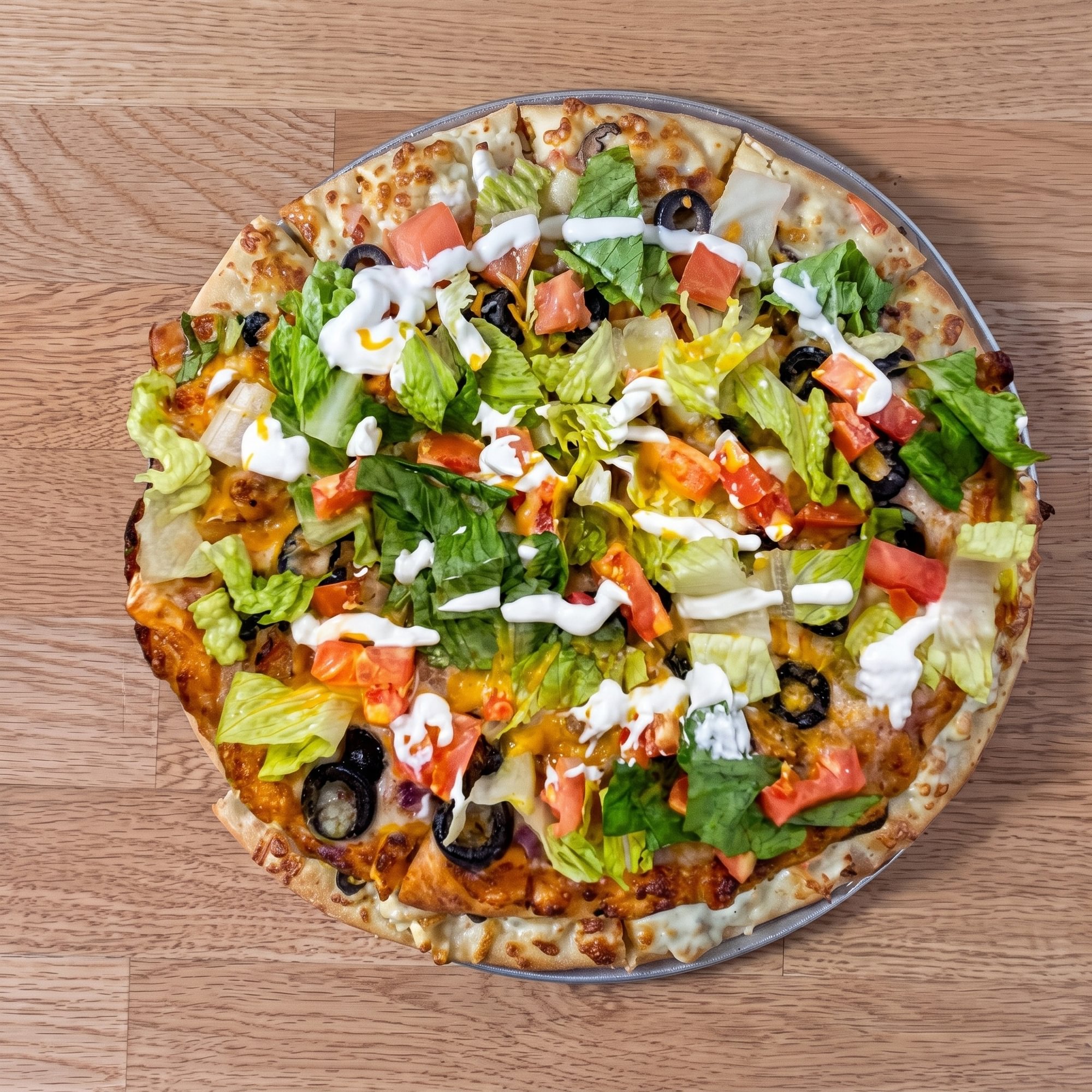 Beef Tostada Pizza