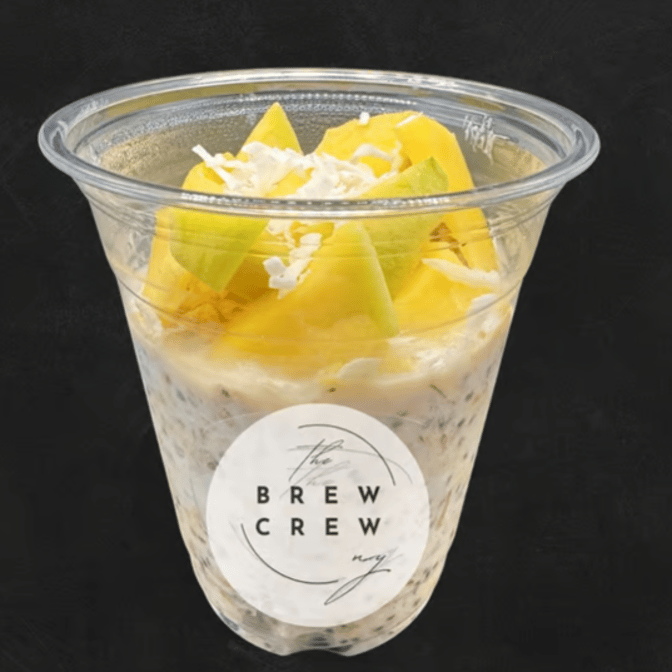 Mango Coconut Overnight Oats