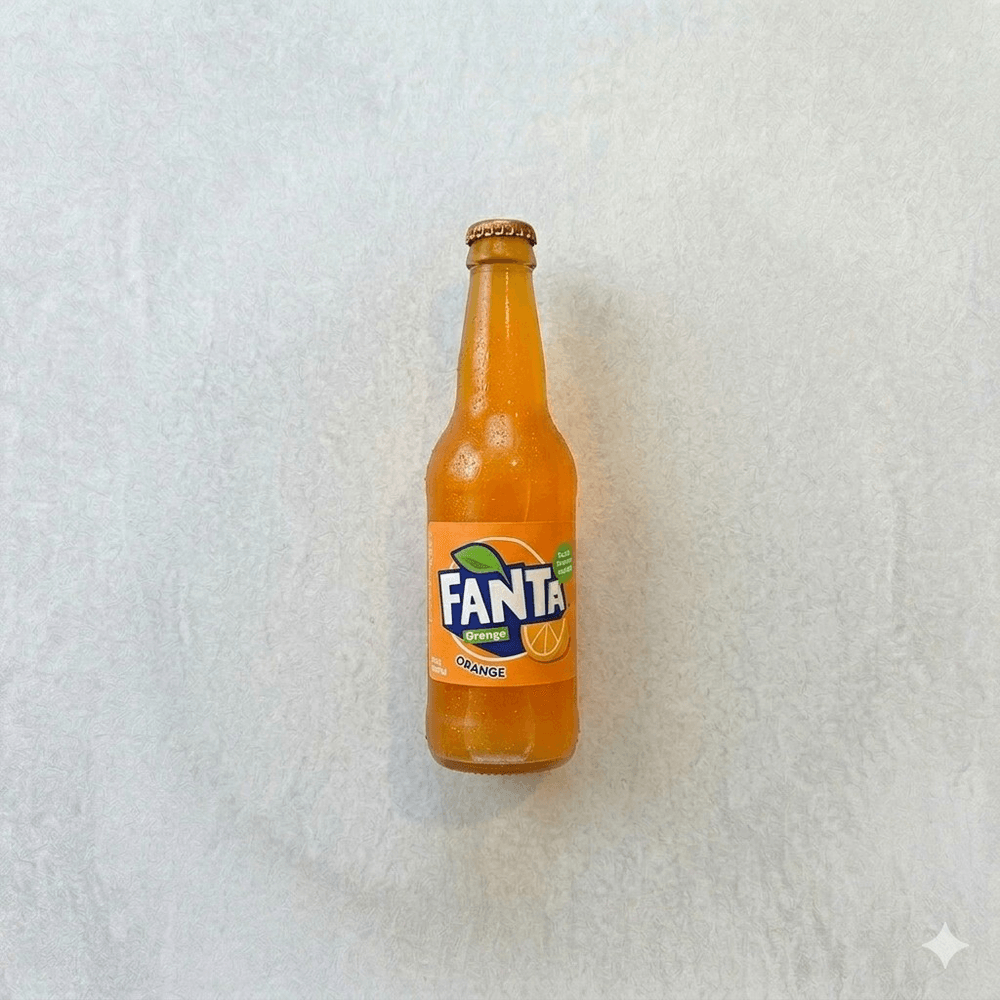 Orange Soda Bottle