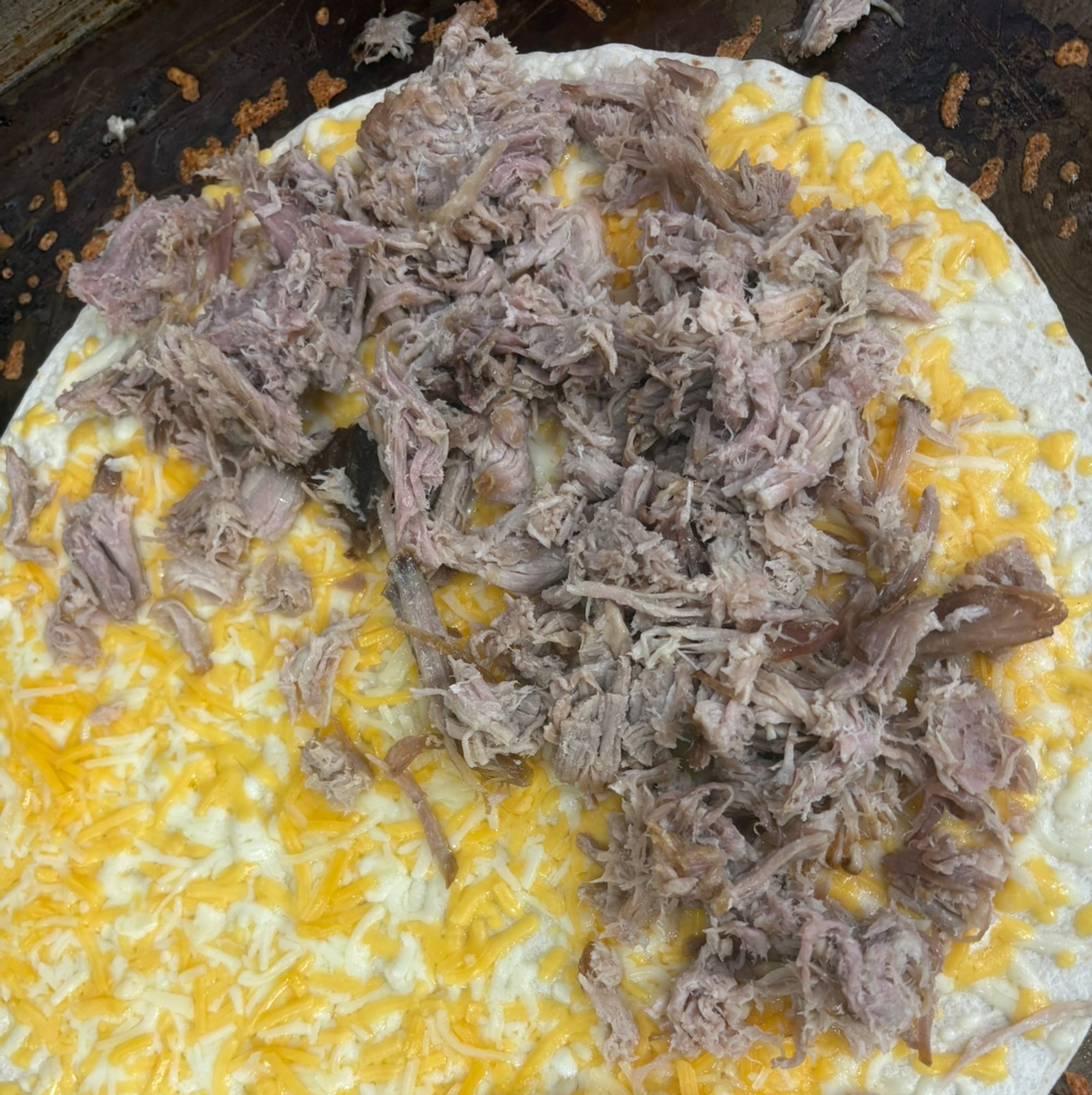 BBQ Pork Quesadilla