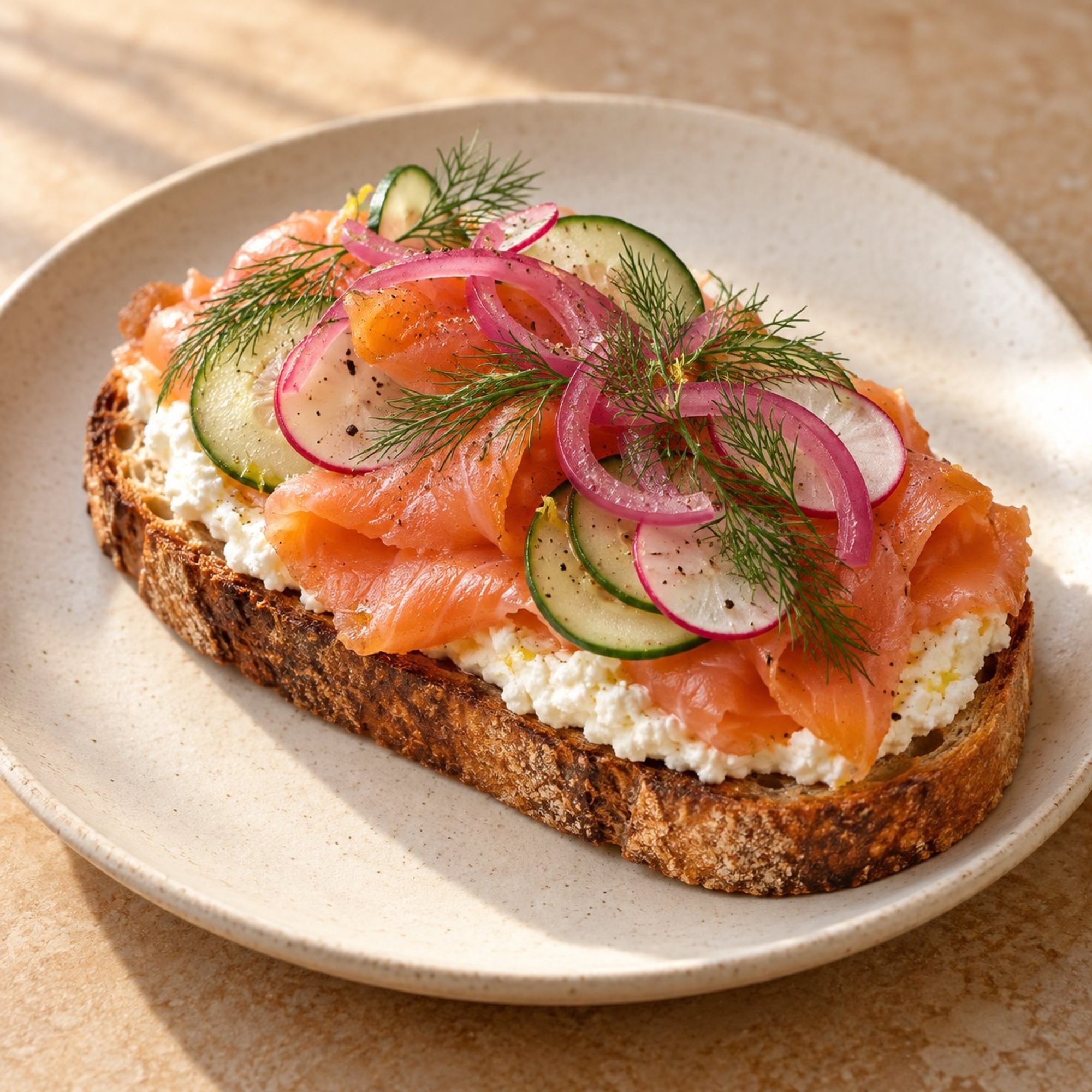 Smoked Salmon Toast