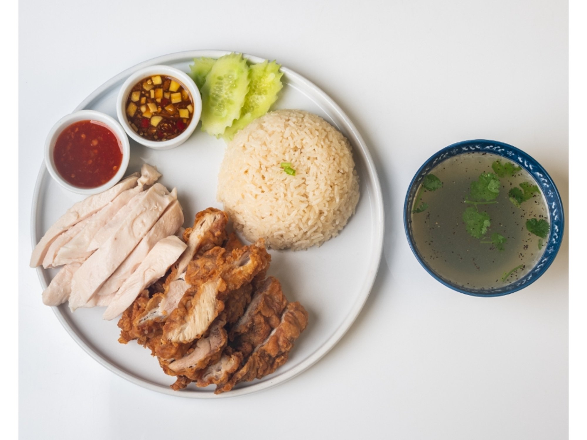 Chicken Combo with Ginger Rice