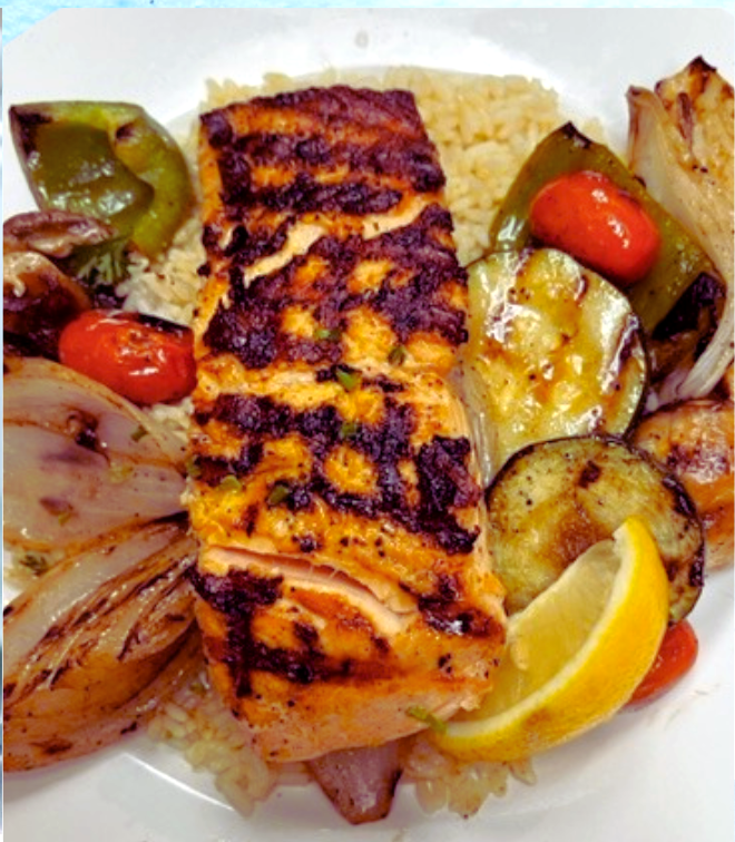 Dinner Grilled Salmon