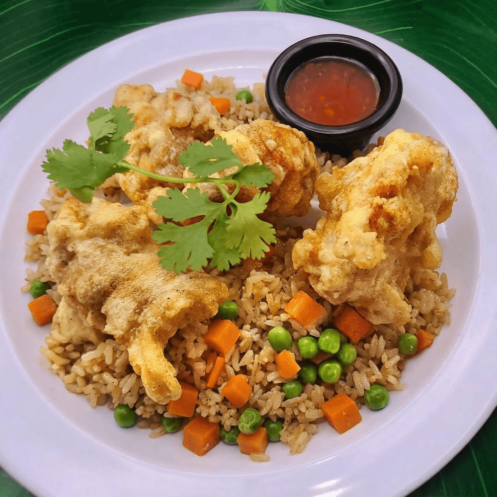 #6 Crispy Chicken with Fried Rice