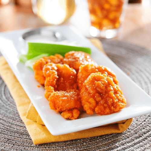 Boneless Wings and Fries