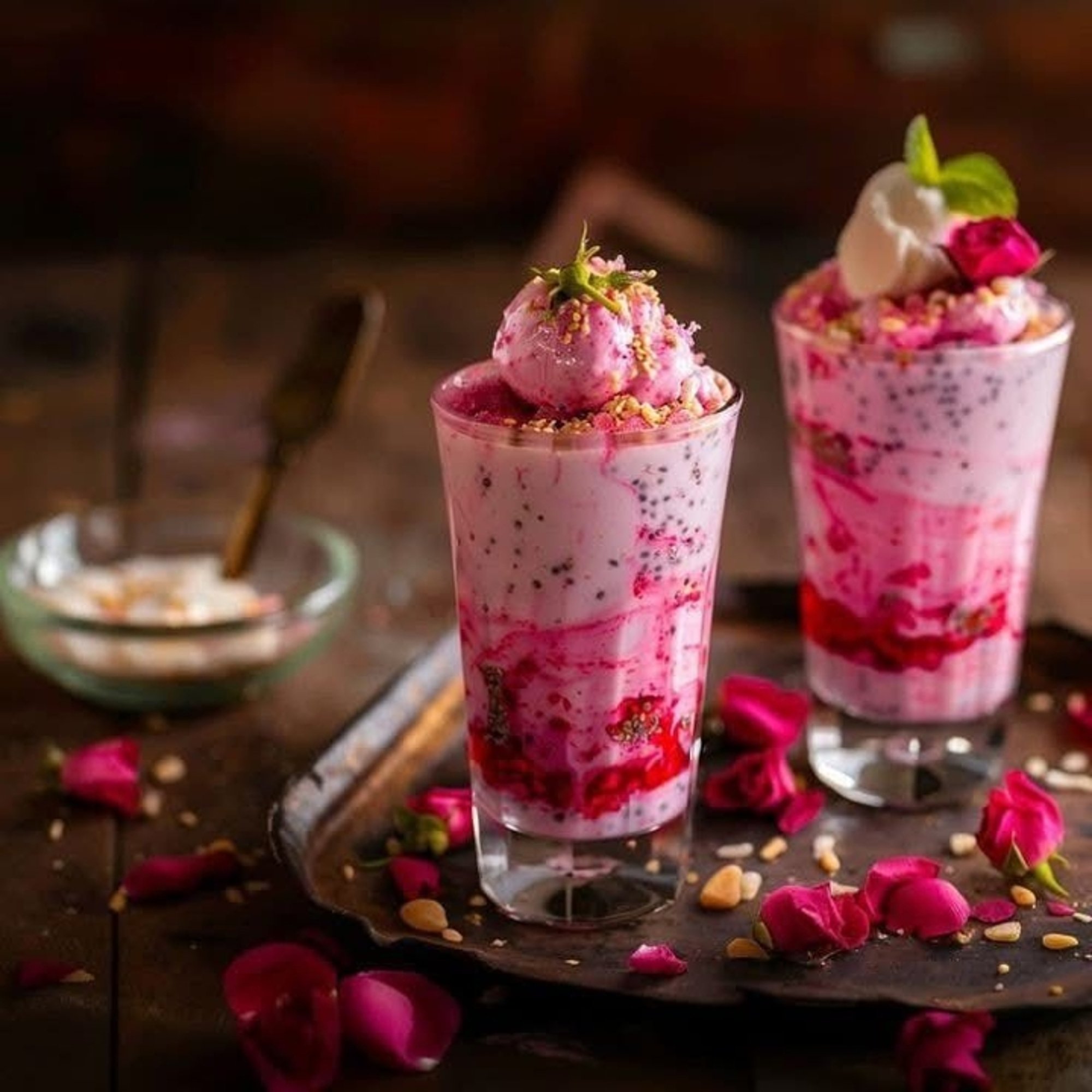 ROSE ICE CREAM FALOODA
