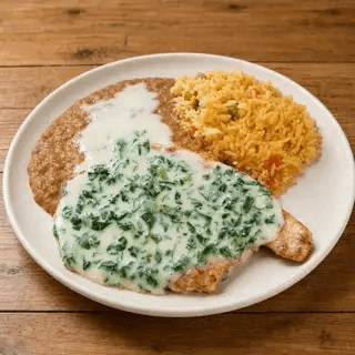 Pollo con Espinacas