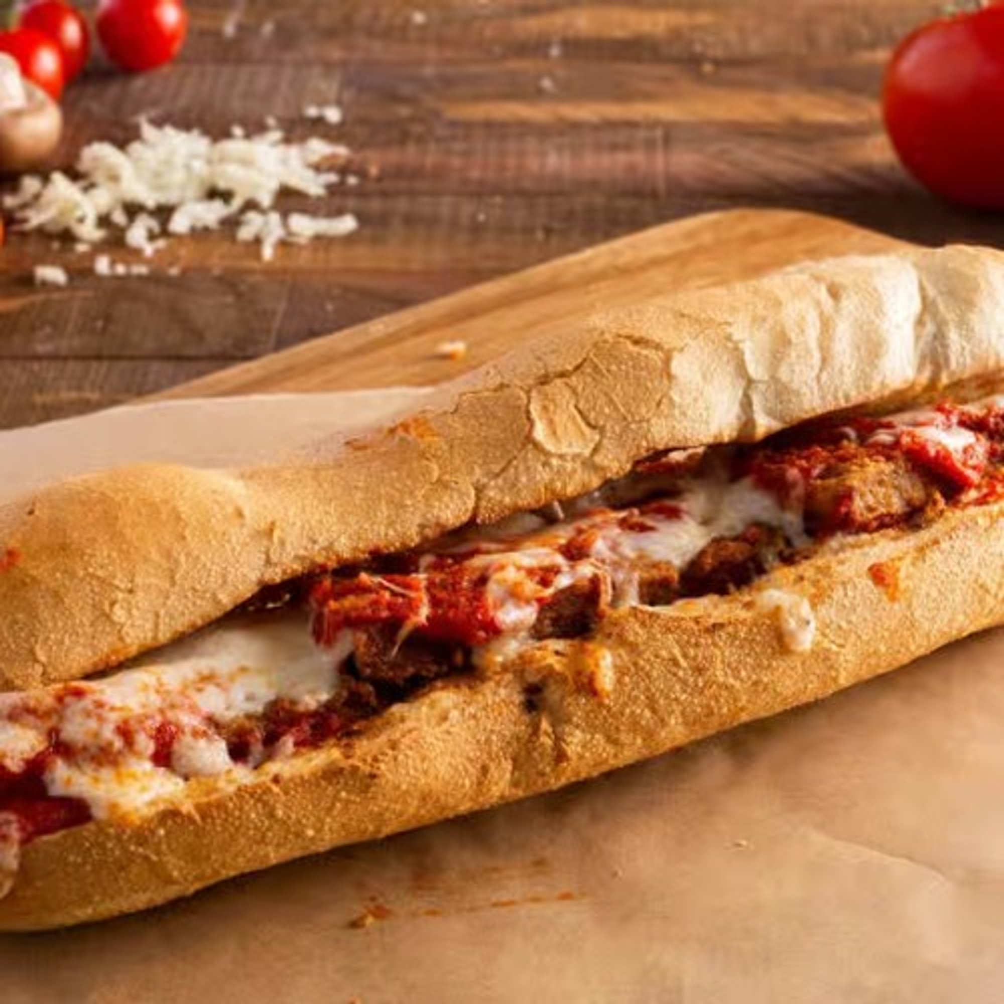 Veal Parmigiana Submarine