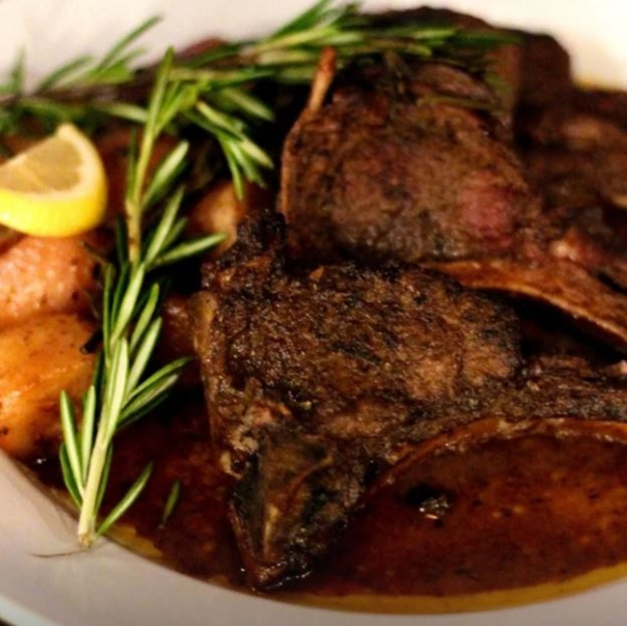 Lamb Chops in Red Wine (Gluten Free)