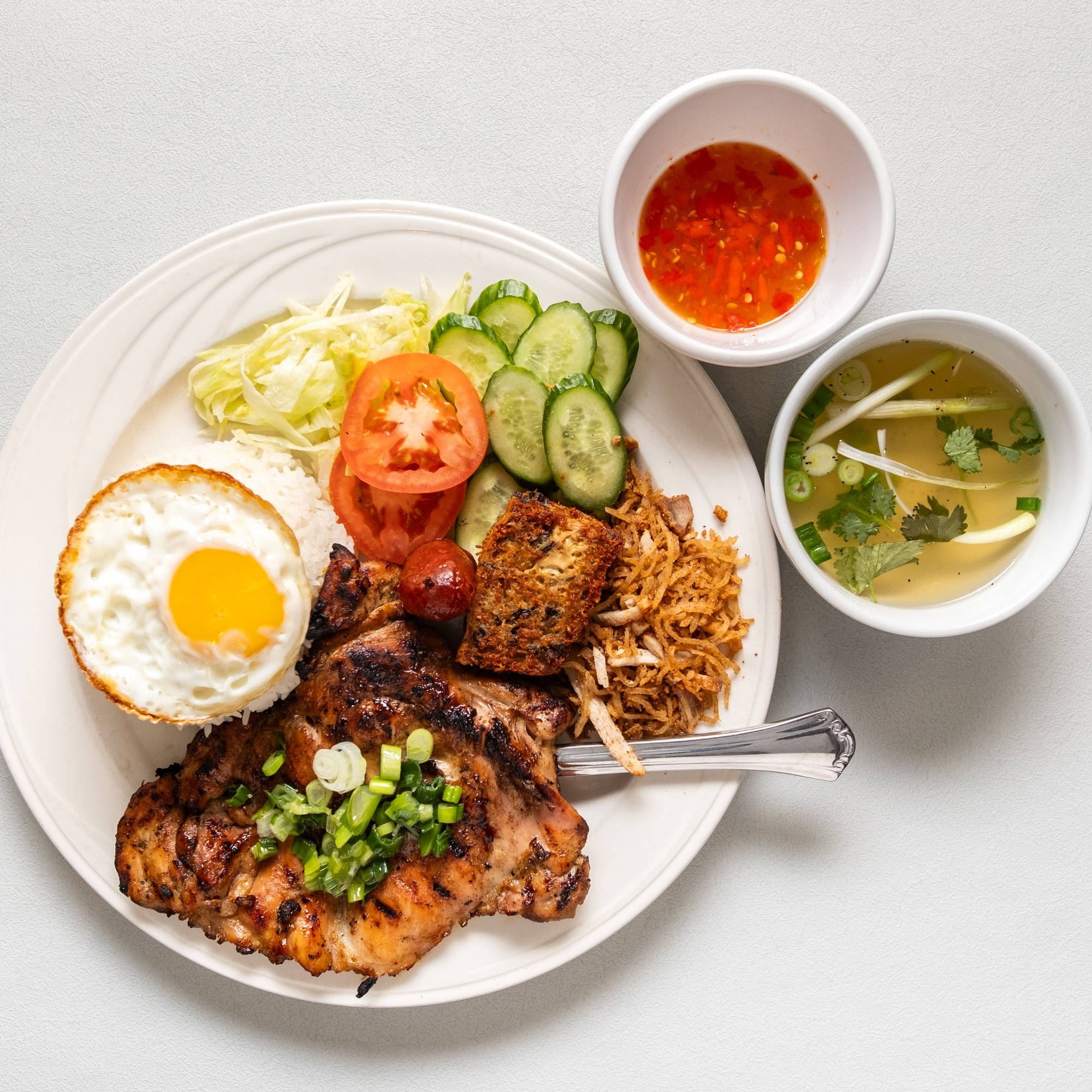 Grilled Chicken Special / Cơm Gà Nướng Đặc Biệt