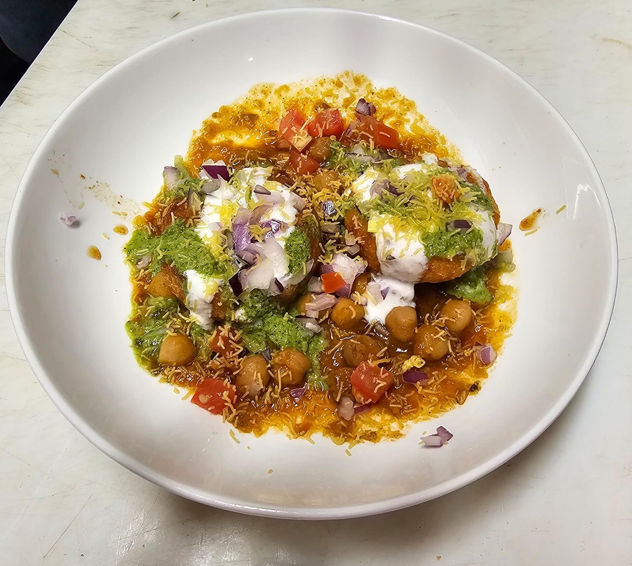 Alu Tikki Chaat