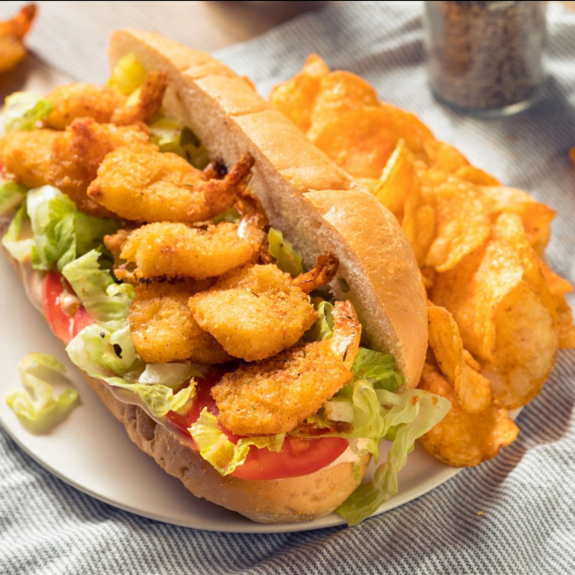 Shrimp or Fish Poboy