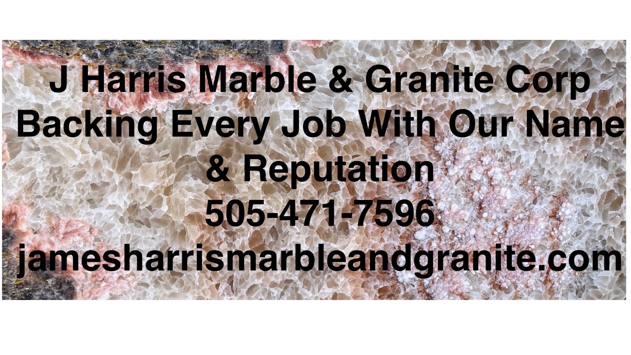Jim Harris' Marble &amp; Granite, Corp. Logo