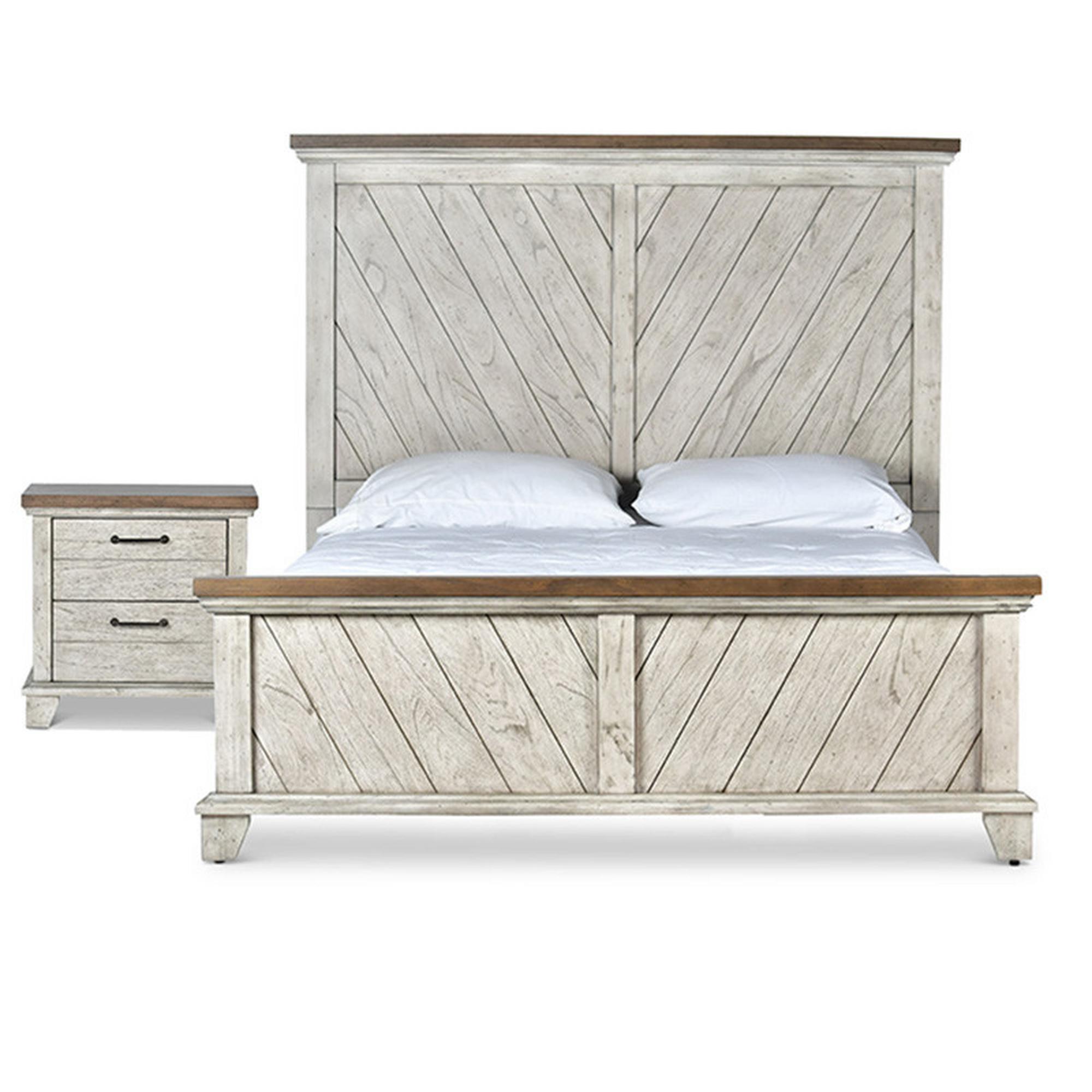 Queen Bear Creek Bed & Nightstand