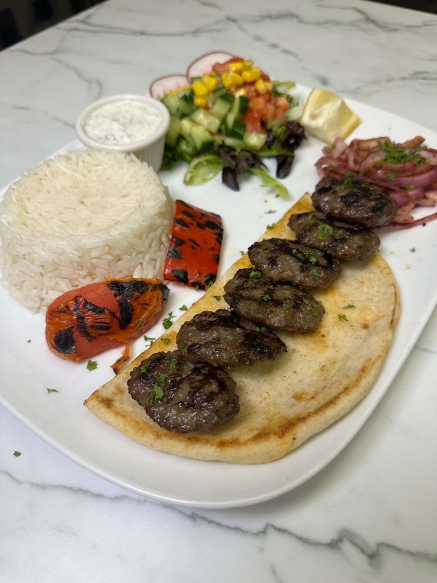 Grilled Kofte Kebab