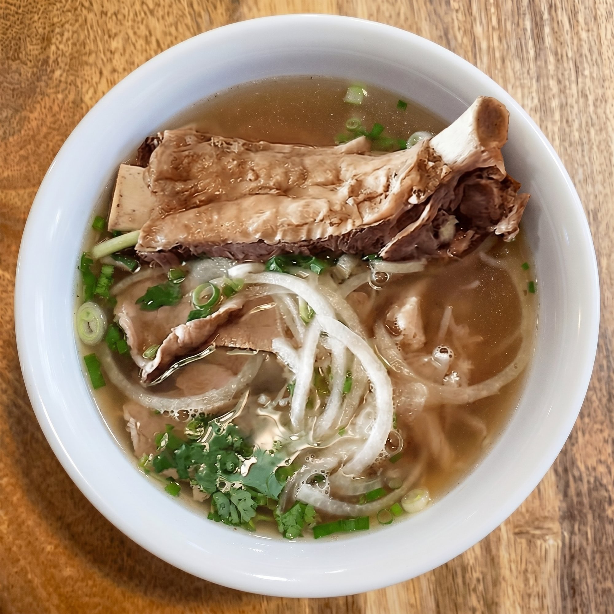 P1_ Pho Combo with Rare Steak, Brisket, Tendon & Tripe