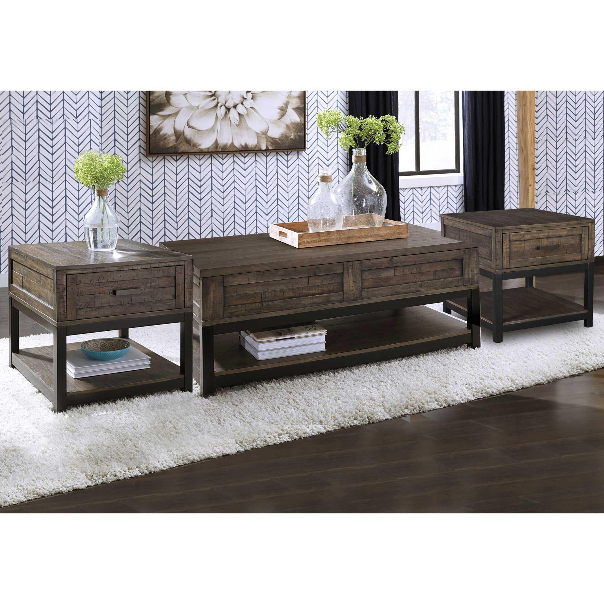 3-Piece Johurst Coffee Table w/ 2 End Tables